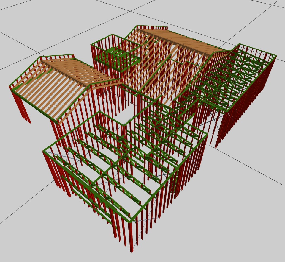 Estructura de Cype 3D